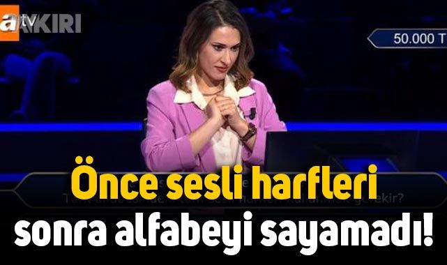 Kim Milyoner Olmak Ster De Yar Mac N N Zor Anlar Hem Sesli Harfleri