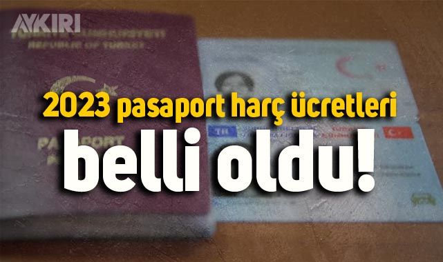 Pasaport Har Cretleri Belli Oldu Mu Y L Yeni Pasaport