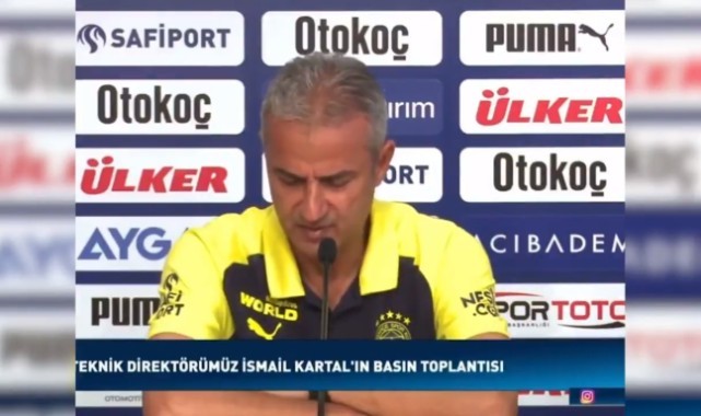 İsmail Kartal, "Galatasaray'ın Transfer çalımı" Sorusunu önündeki ...