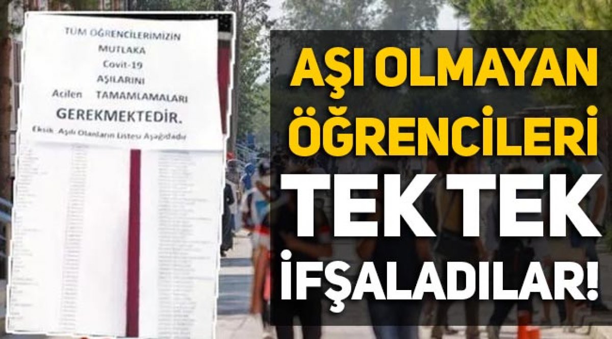 konya selcuk universitesi nde asi olmayan ogrenciler ifsa edildi egitim aykiri haber sitesi