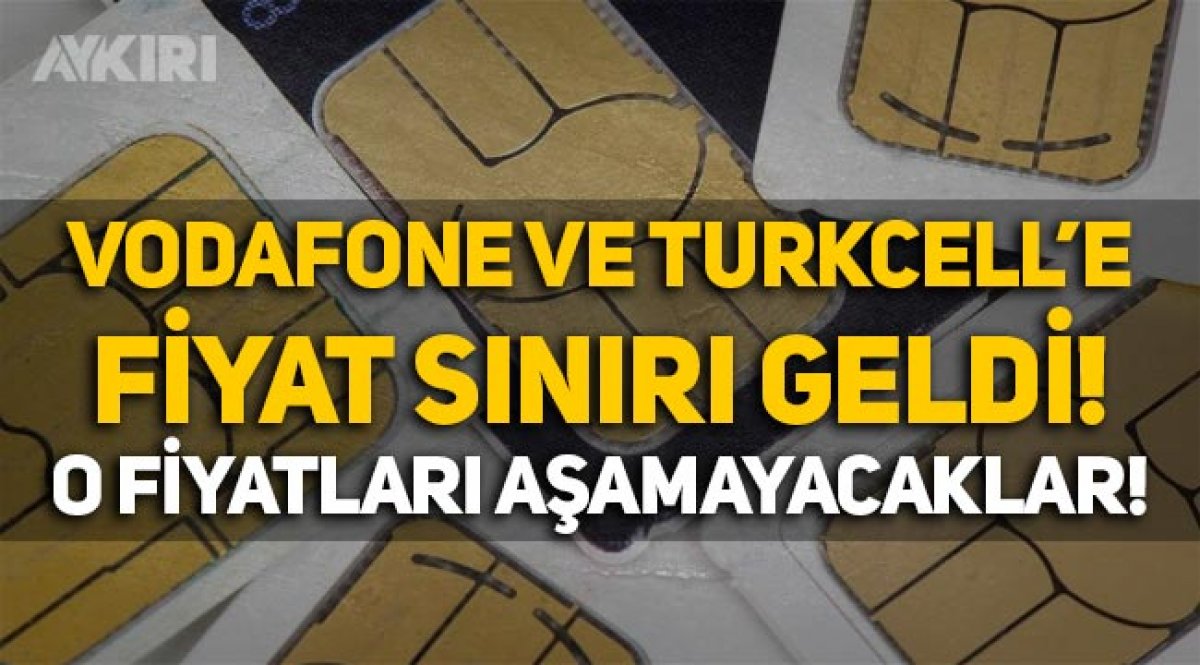 Vodafone Ve Turkcell E Fiyat Siniri Geldi Turk Telekom Muaf Tutuldu Teknoloji Aykiri Haber Sitesi
